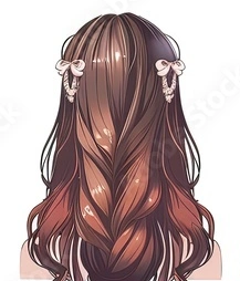 open fishtail hair