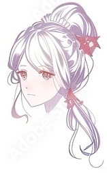 flower messy bun